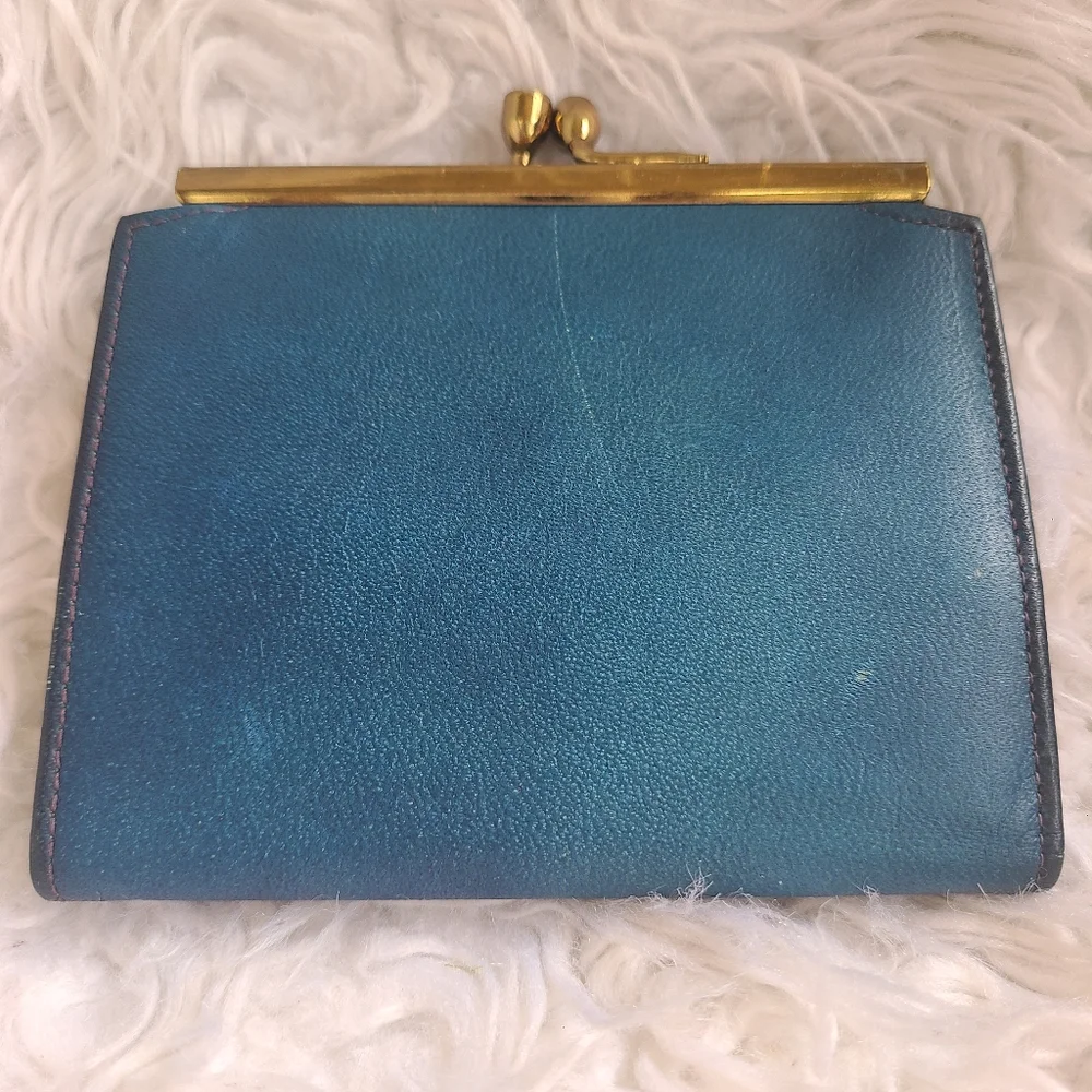 Christian Dior Authentic Blue Coin Wallet, great vintage condition - Picture 4 of 11